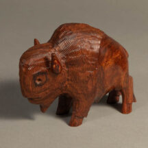 264 - LARGE BUFFALO IRONWOOD FIGURE