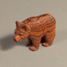 268 - SMALL BLACK BEAR IRONWOOD FIGURE