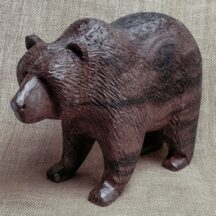 279 - XXL BLACK BEAR IRONWOOD FIGURE