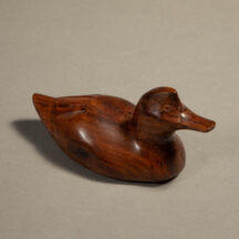 291 - SMALL DUCK IRONWOOD FIGURE
