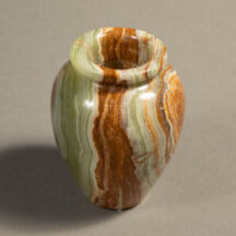 564 - Onyx Flower Vase Multi-Green