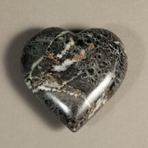 568 - Marble Heart Black Large