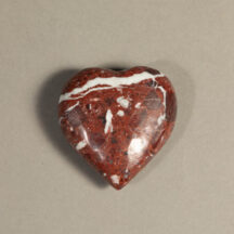 572 - Marble Heart Red Small