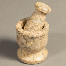 583 - Onyx Mortar & Pestle Fossil Small