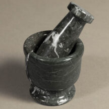 5871 - Onyx Mortar & Pestle Black Large