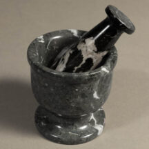 5891 - Onyx Mortar & Pestle Black XL