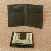 7601 - Money Clip Wallet Black