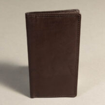 7662 - Checkbook Holder Brown