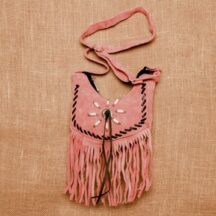 8055 - Small Leather Purse Pink