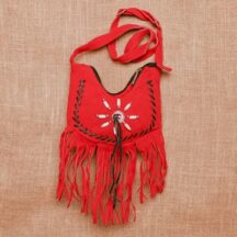 8051 - Small Leather Purse Red