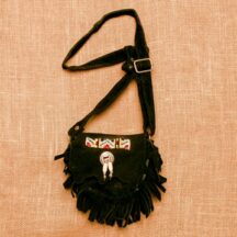 8063 - Small Leather Purse Black