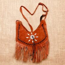 8088 - Medium Leather Purse Brown