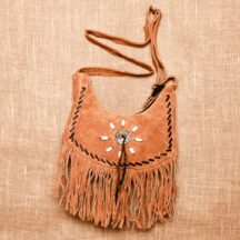 8084 - Medium Leather Purse Camel
