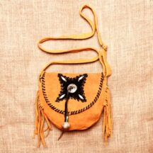 8640 - DIAMOND LEATHER PURSE GOLD
