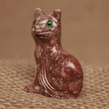95014 - Soapstone Cat Sitting Small