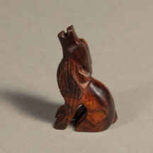 200 - WOLF MINI IRONWOOD FIGURE