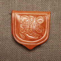 774 - Leather Folding Coin Purse Medium