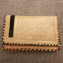 797 - Girls Tooled Leather Purse