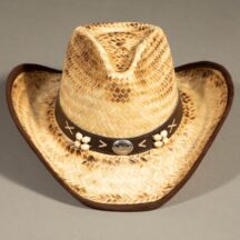 475 - Western Hat With Conchos