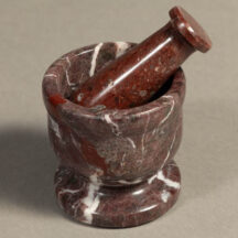 5823 - Onyx Mortar and Pestle Red Small