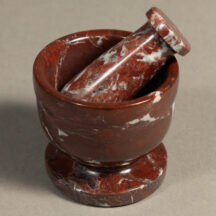 5843 - Onyx Mortar and Pestle Red Medium