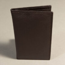 7632 - Checkbook Holder Wallet Brown
