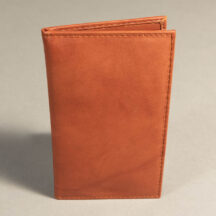 7634 - Checkbook Holder Wallet Light Brown