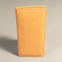 7673 - Checkbook Holder Wallet Tan