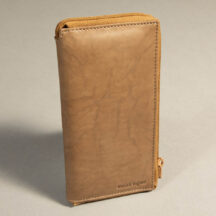 7685 - Checkbook Holder Zipper Wallet Mud