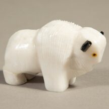922 - Large Alabaster Buffalo