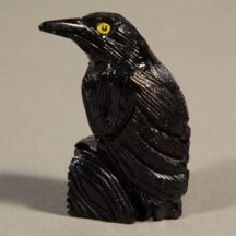 926 - Small Calcite Black Raven