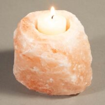 910 - Rough Salt Candle Holder