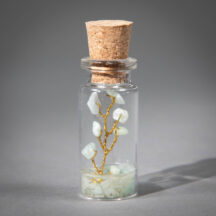 96401 - Amazonite Glass Wishing Bottle