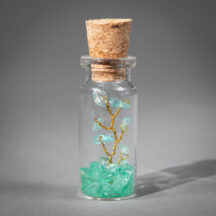 96403 - Apatite Glass Wishing Bottle