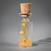 96405 - Citrine Glass Wishing Bottle