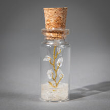 96406 - Clear Quarts Glass Wishing Bottle