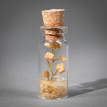 96408 - Golden Glass Wishing Bottle