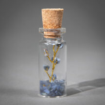 96420 - Sodalite Glass Wishing Bottle