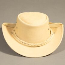 8986 - Synthetic Leather Hat Tan
