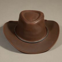 8674 - Leather Hat Brown